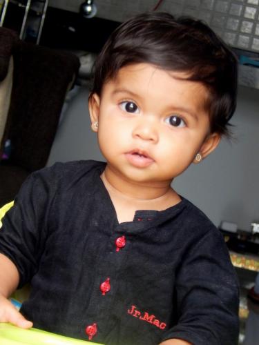 Customized shirt with monogram for baby
