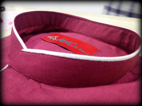 Band Gala Collar with piping