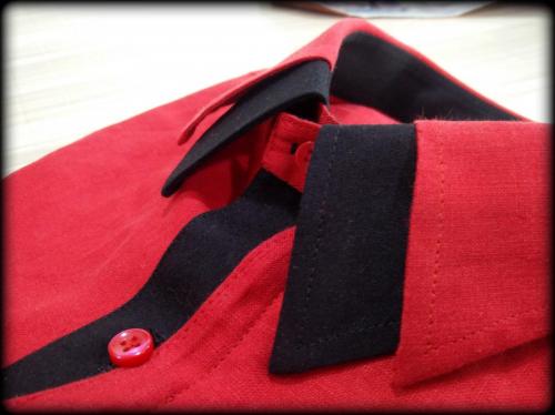 Double Collar Shirt by Mac for Mens