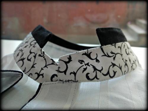 Modified Evil Pandit Shirt  Collar 2